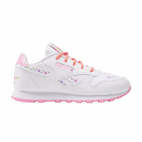 Dora x Reebok Classic Leather Little Kid 'White/White/Playful Pink'