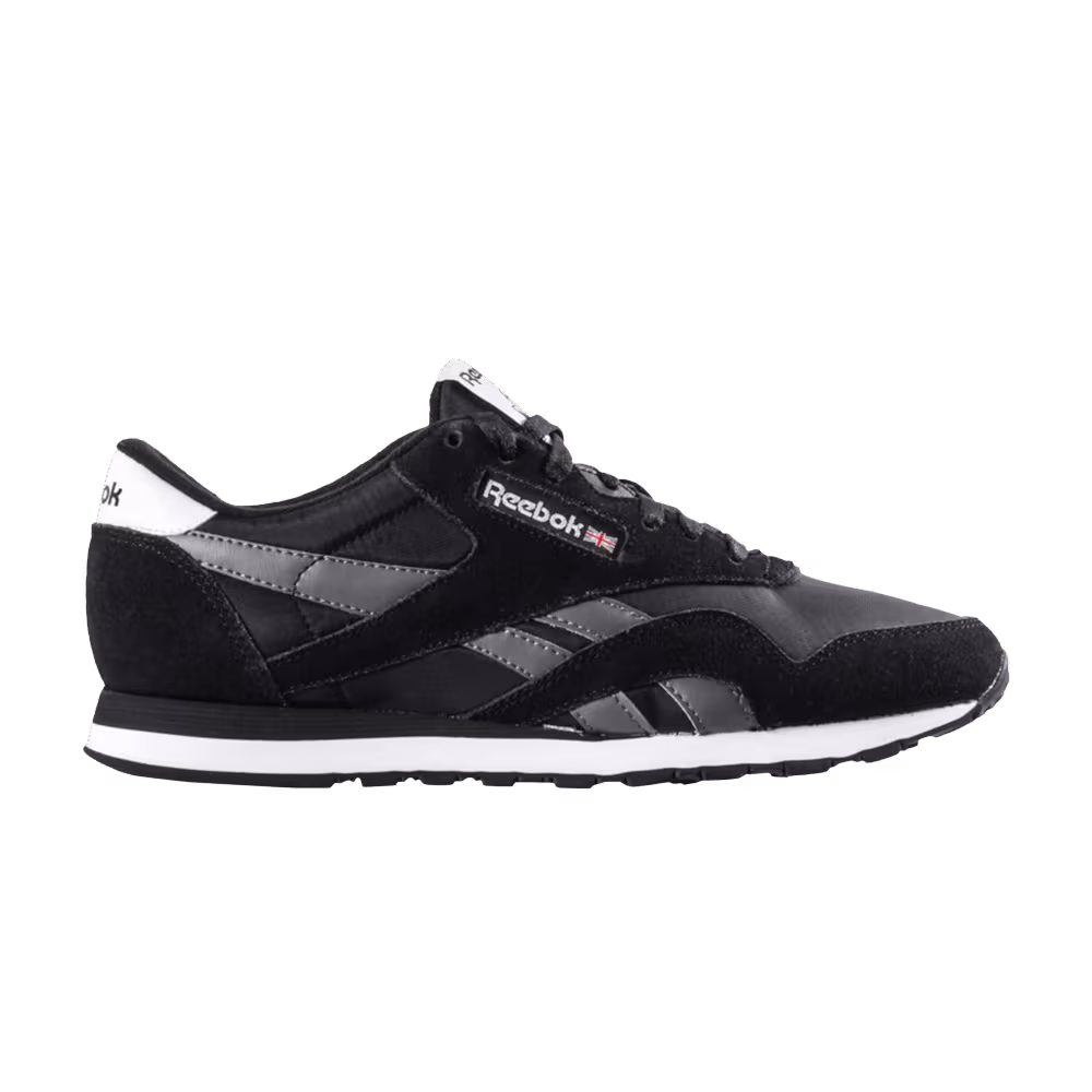 Reebok Classic Nylon Black Rivet Grey