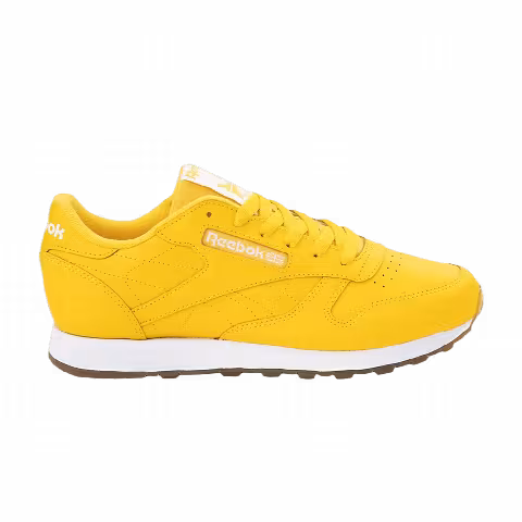 Reebok Wmns Classic Leather 'Toxic Yellow Gum'