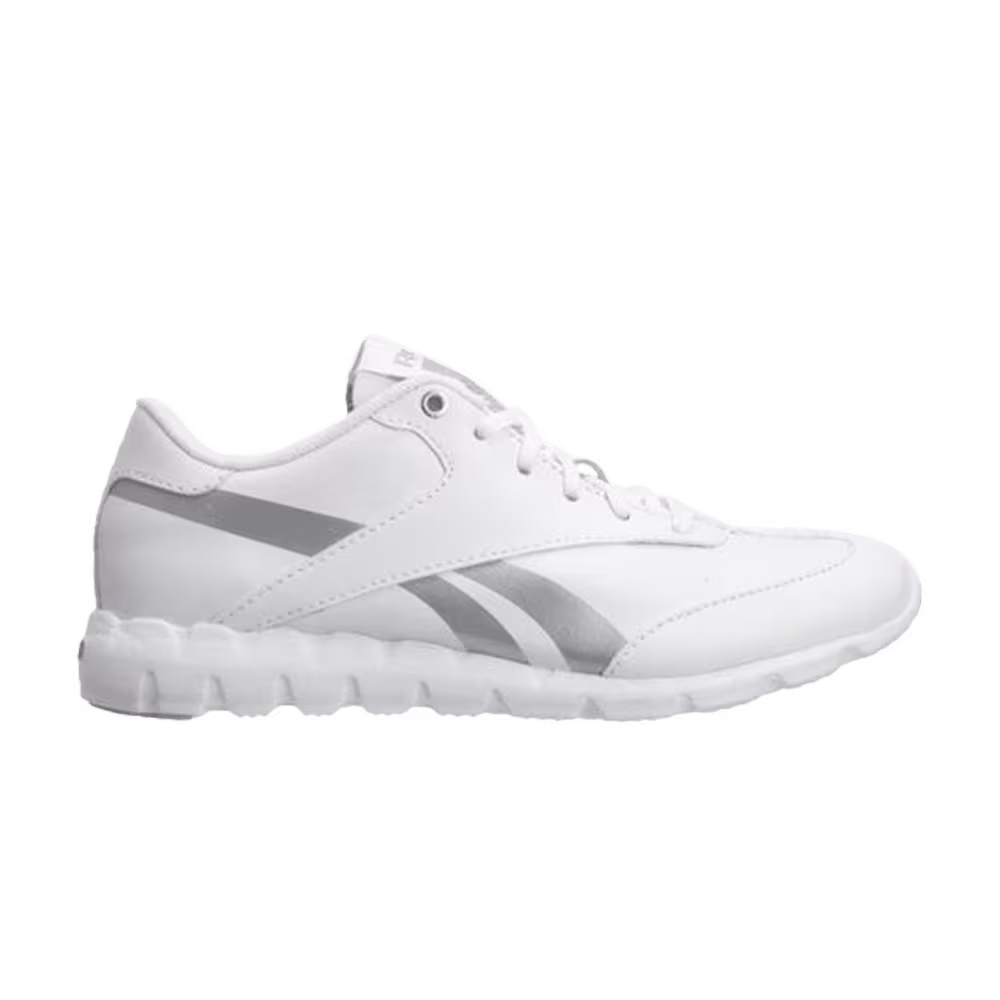 Reebok Women's Classic Leather Racer Relay White Silver