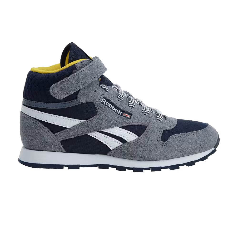 Reebok Classic Leather Mid Strap Little Kids Asteroid Dust