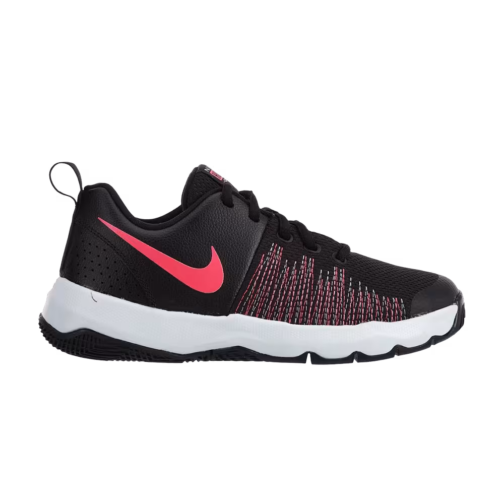 Nike Team Hustle Quick GS Black Racer Pink