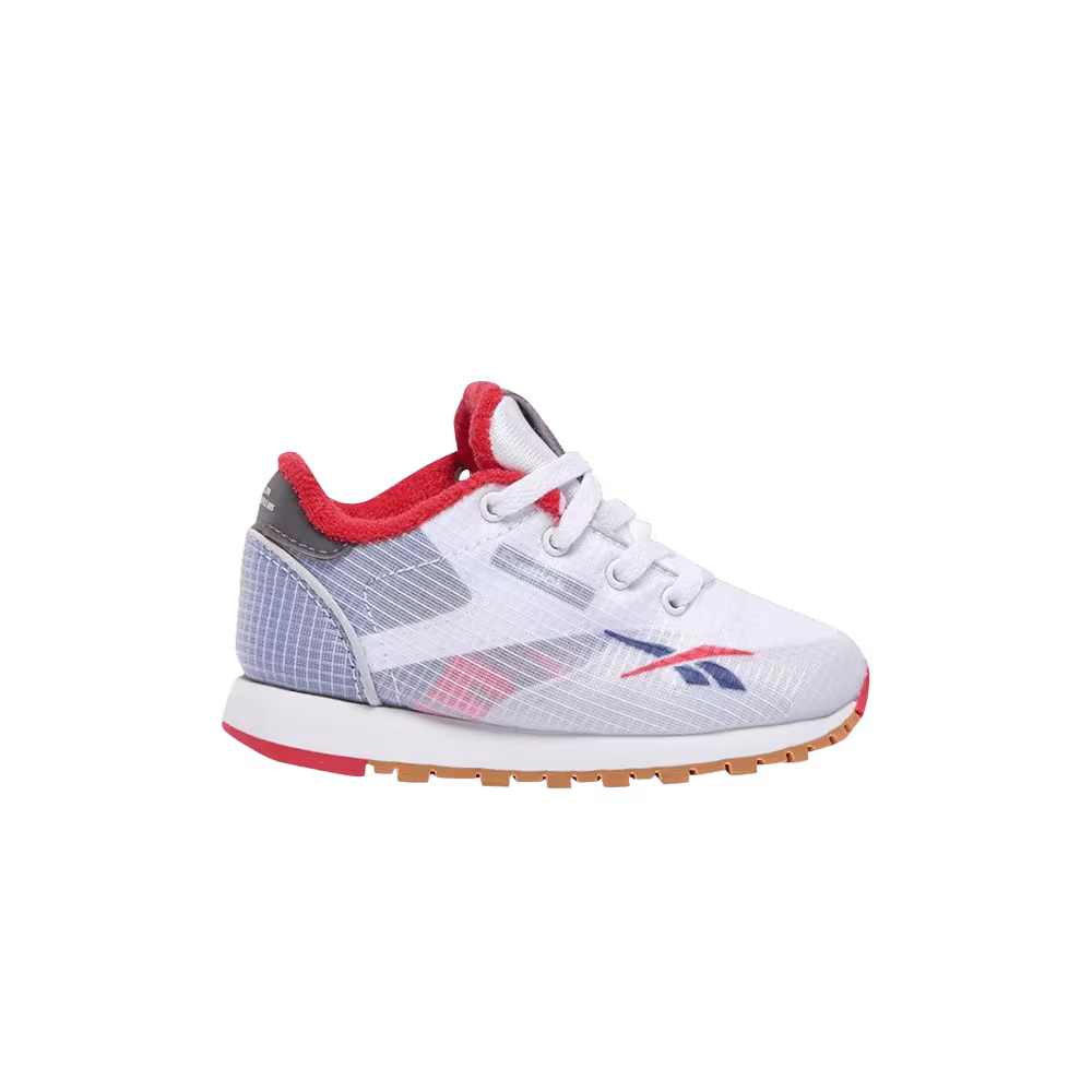 Reebok Classic Leather ATI Toddler White Blue Red
