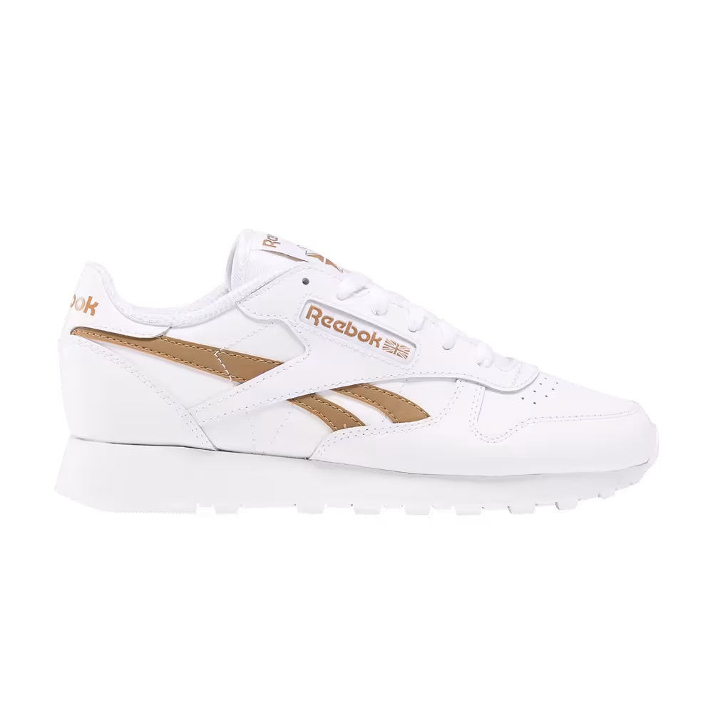 Reebok Women's Classic Leather White Trek Brown