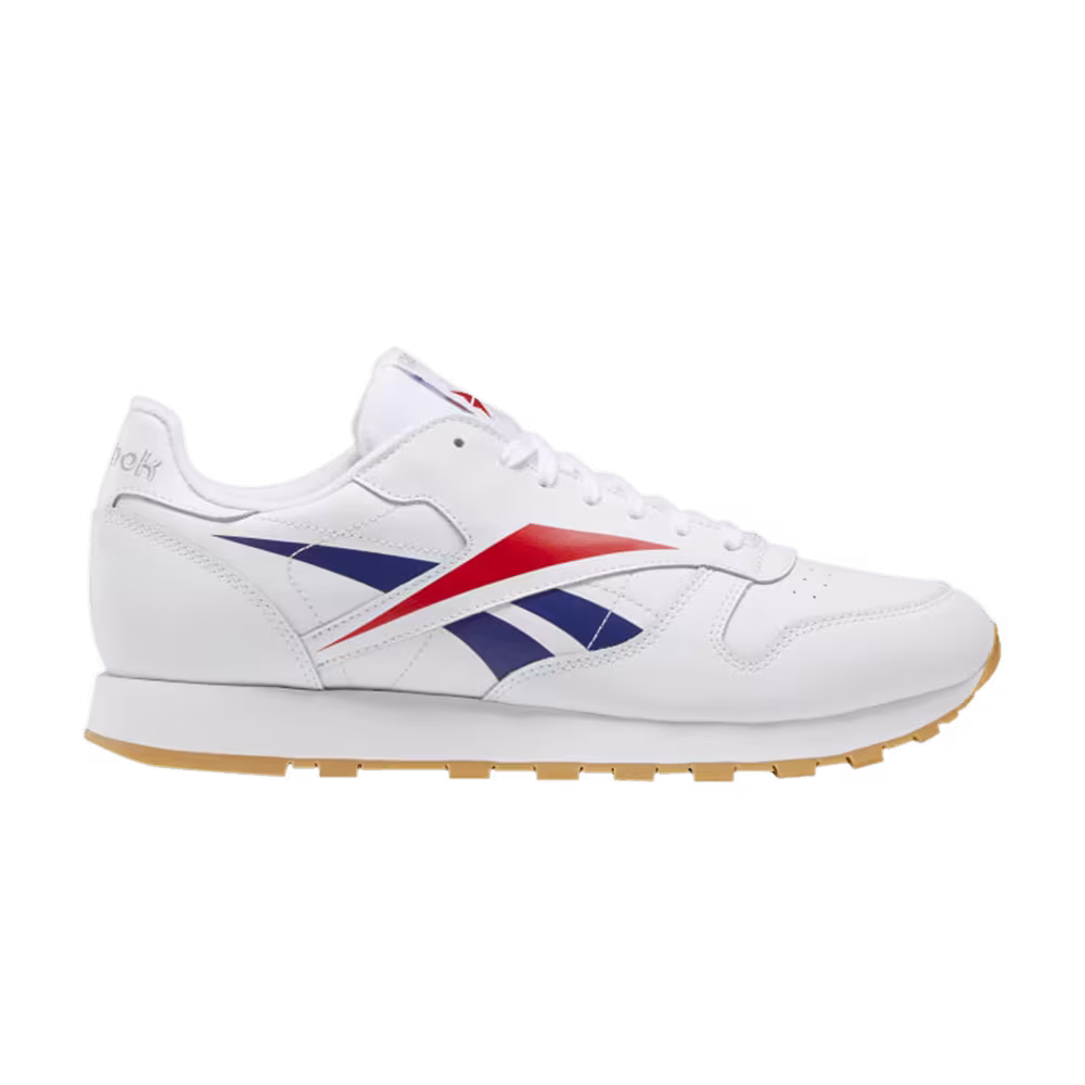 Reebok Classic Leather Vector White Scarlet Phantom Blue