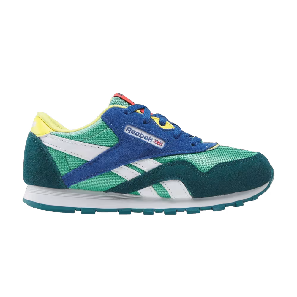 Reebok Classic Nylon Little Kid Upgrade Green/Retro Teal/Twilight Blue
