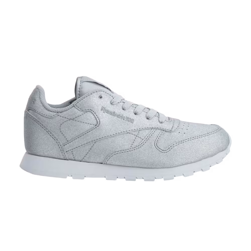 Reebok Classic Leather Synthetic Big Kids Snow Grey