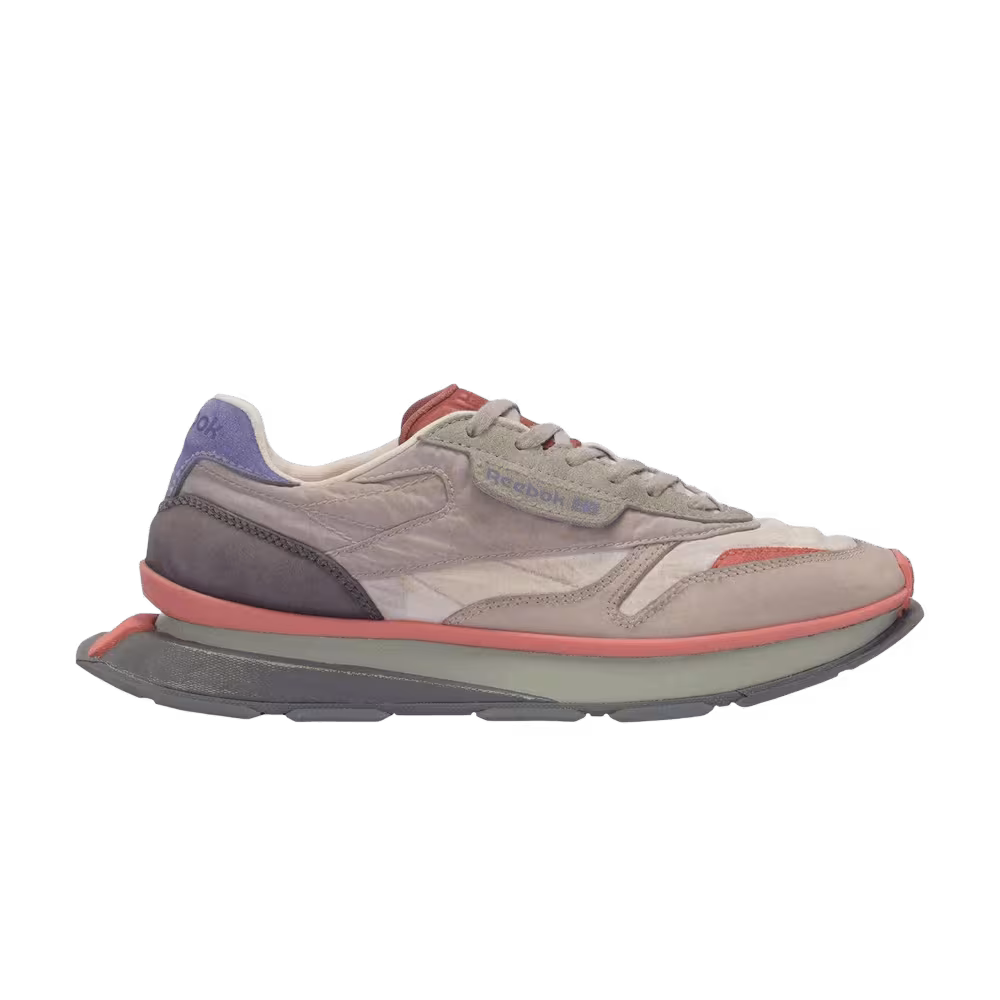 Reebok Classic Leather LTD Grey/Green Sport Nylon