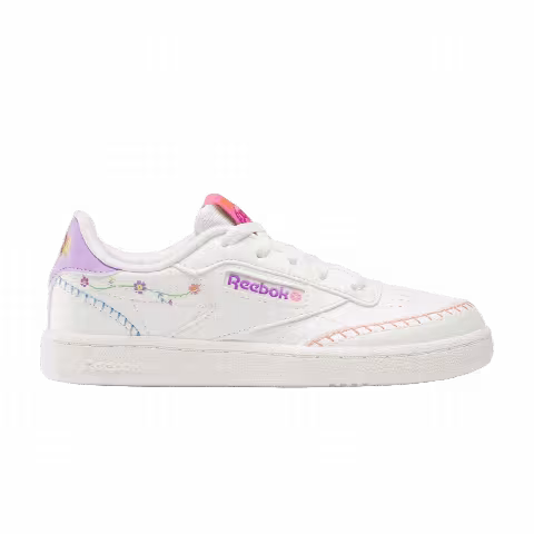 Dora x Reebok Club C Little Kid 'Chalk/Chalk/Digital Purple'