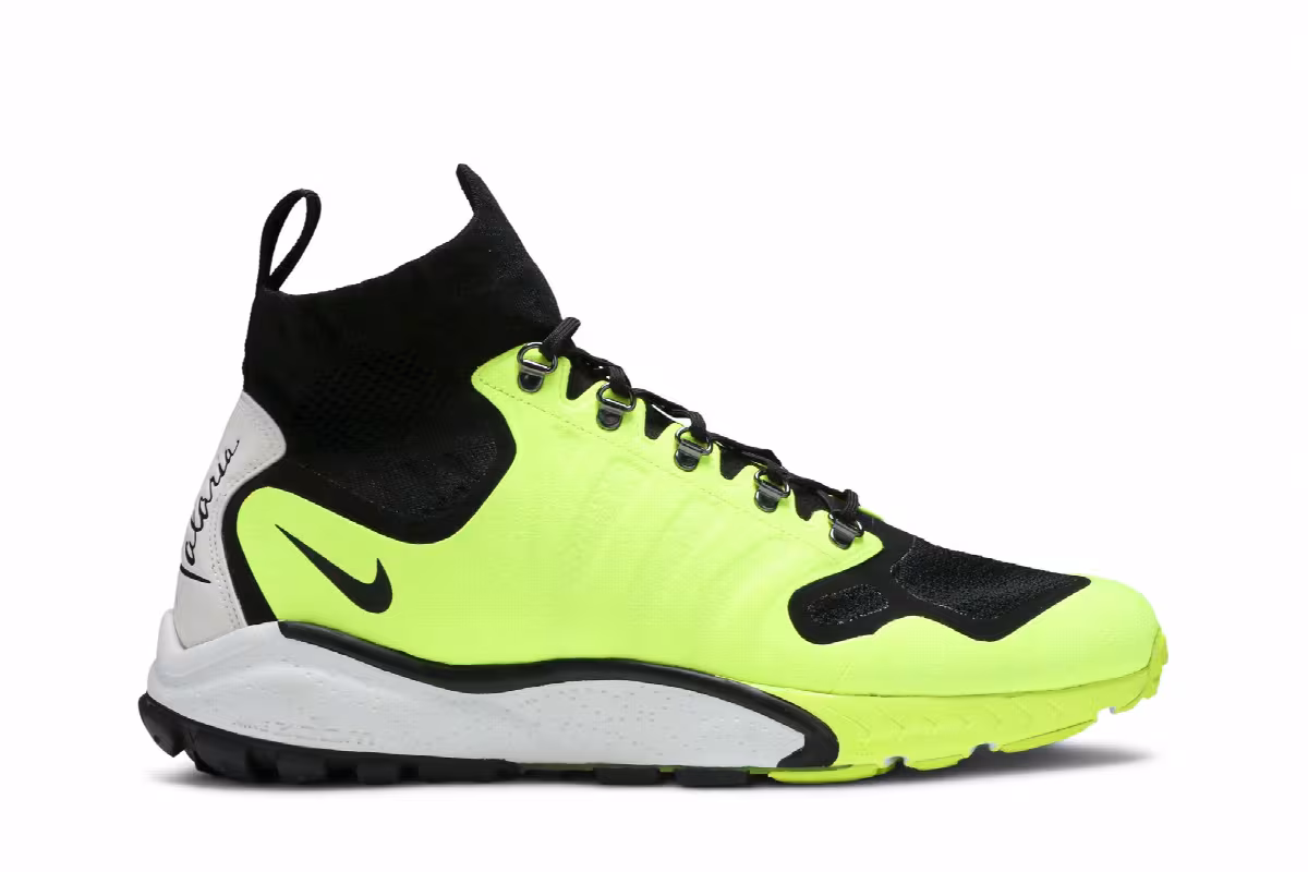 NikeLab Zoom Talaria Flyknit Mid OG Neon, view 2