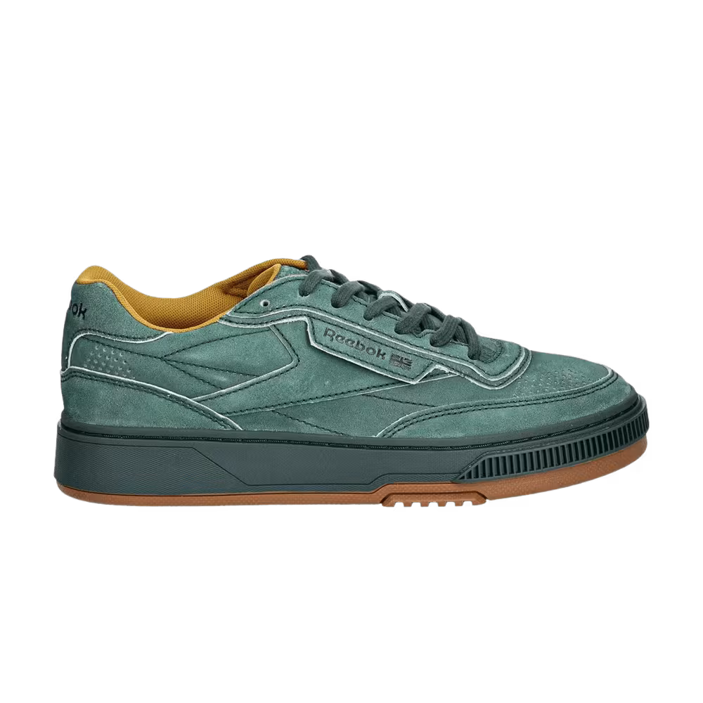 Reebok Club C LTD Green Edge Suede
