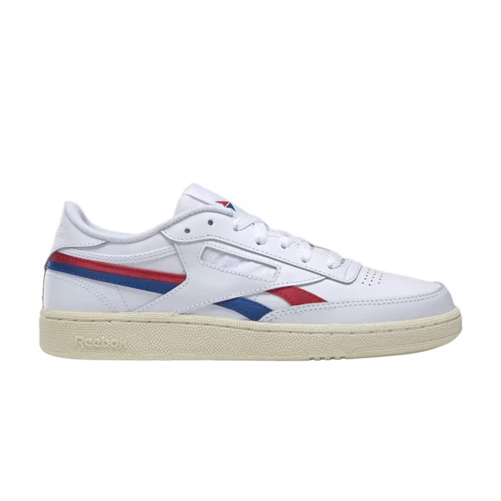 Reebok Women's Club C Revenge White Blue Vector Red