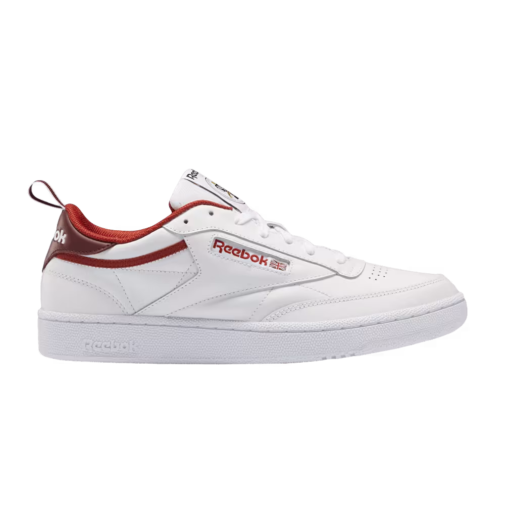 Reebok Club C 85 White Legacy Red