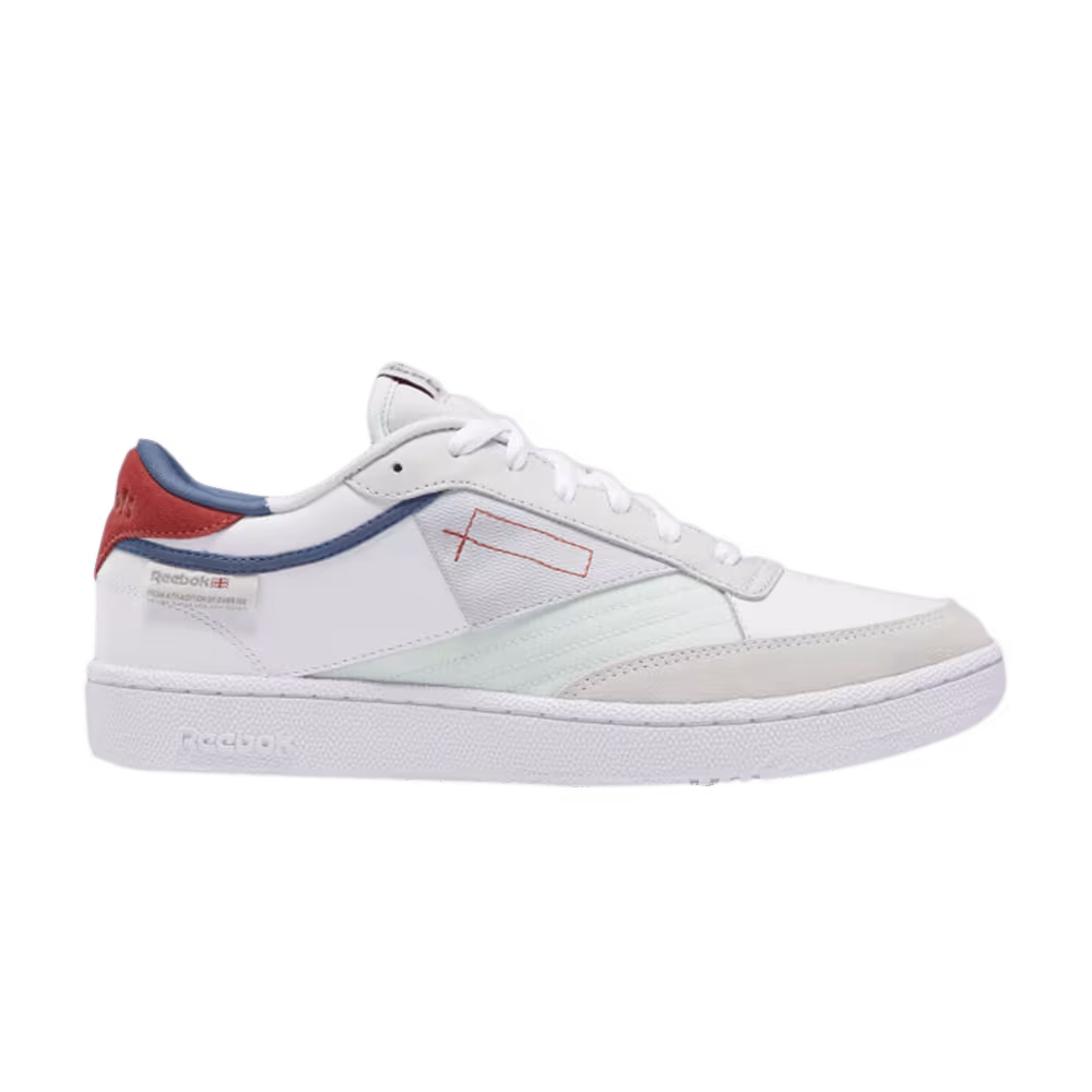 Reebok Club C 85 White Aqua Dust Blue