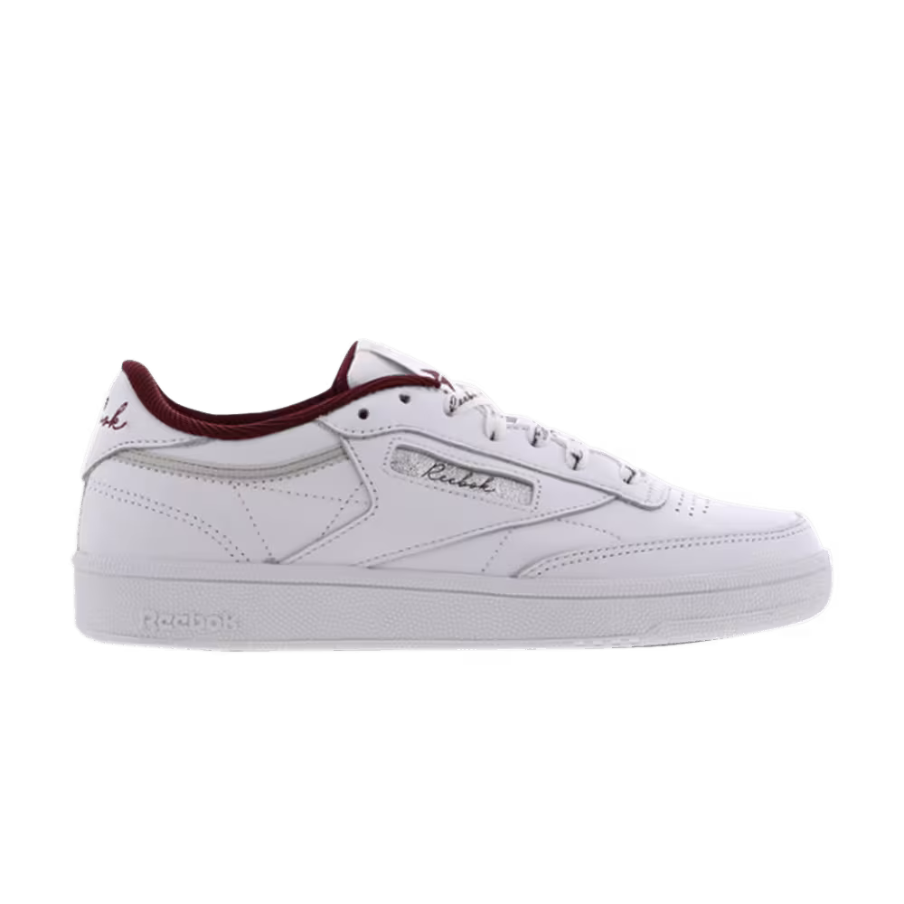 Reebok Women's Club C 85 White Burgundy