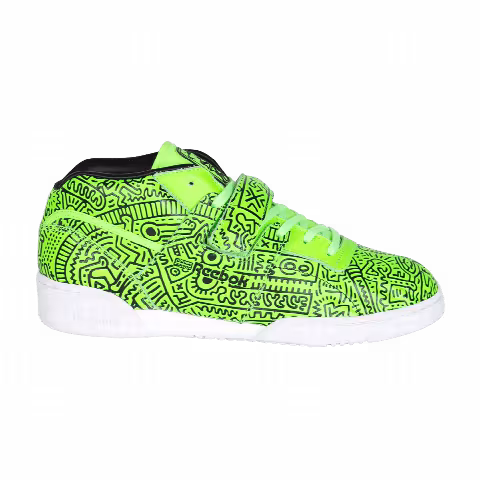 Keith Haring x Reebok Workout Mid Strap INT 'Neon Green'