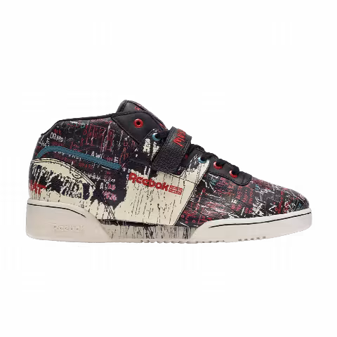 Basquiat x Reebok Workout Mid Strap INT 'Black Multi-Color'