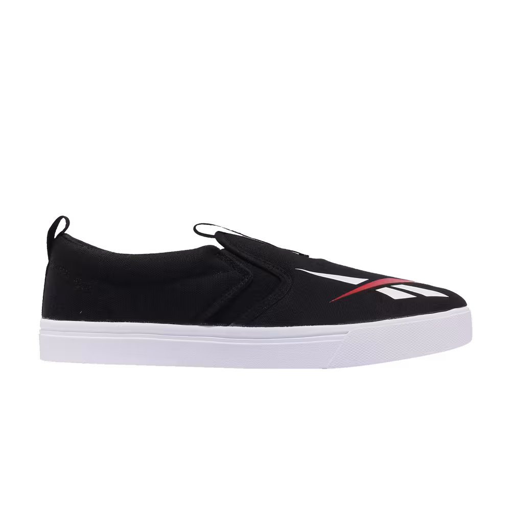 Reebok Royal Vulc Slip On Black White