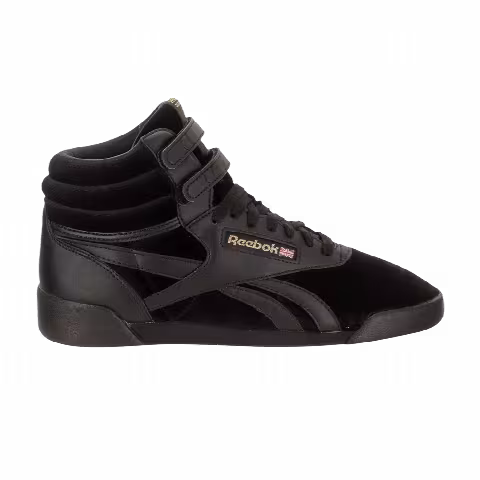Reebok Freestyle High Big Kid 'Velvet - Black Gold'