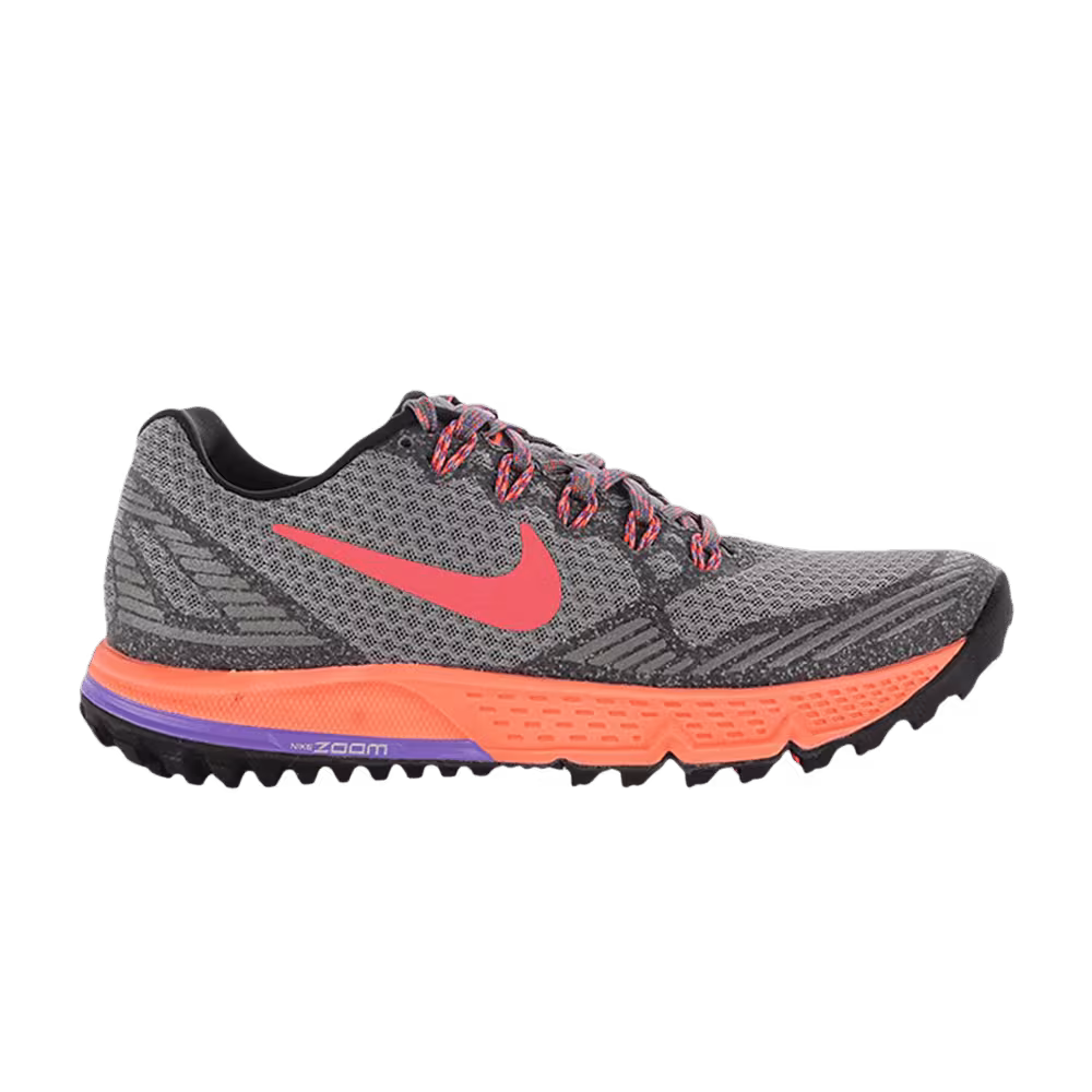 Nike Women's Air Zoom Wildhorse 3 Tumbled Grey Bright Mango