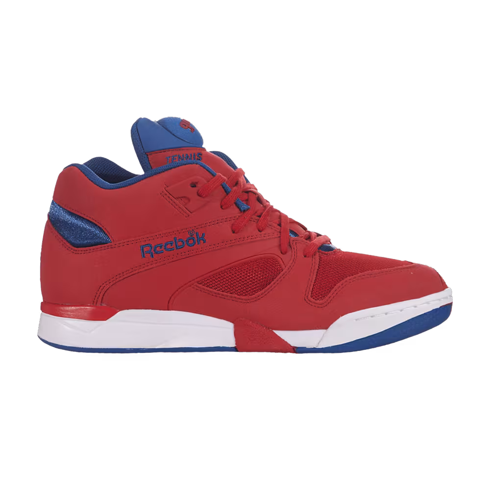 Reebok Court Victory Pump Red Team Dark Royal