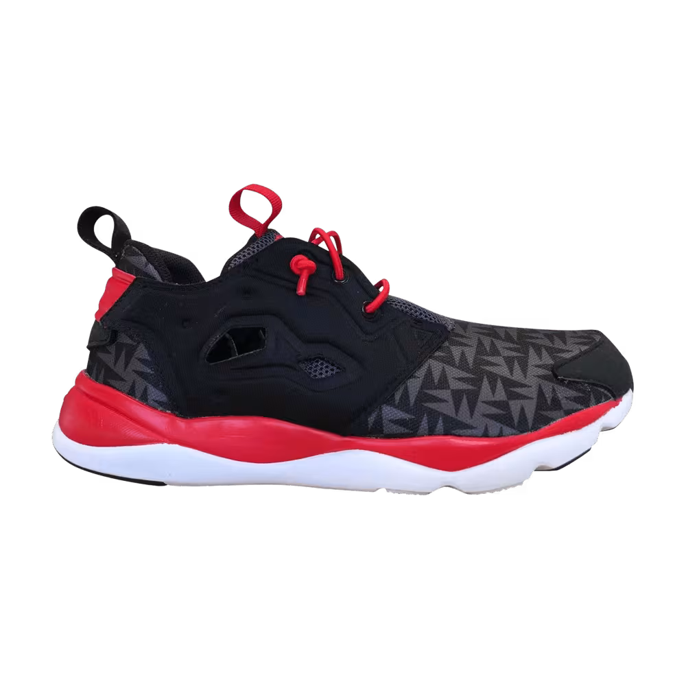 Reebok FuryLite J Black Red Rush