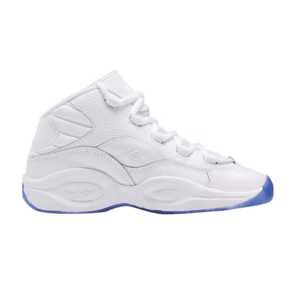 Reebok Question Mid Little Kids Blue Sole
