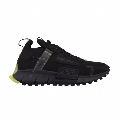 Reebok Zig Kinetica Edge 'Black Acid Yellow'