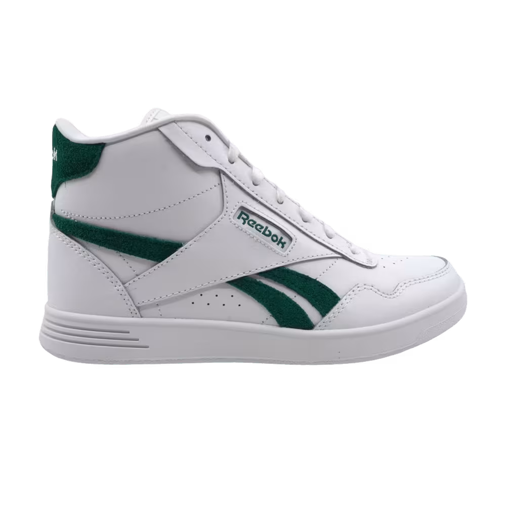 Reebok Women's Court Advance High White Clover Green
