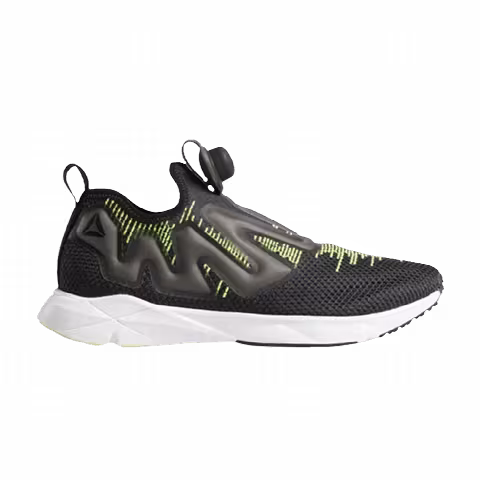 Reebok Pump Supreme EMB 'Black Neon Lime' Sample