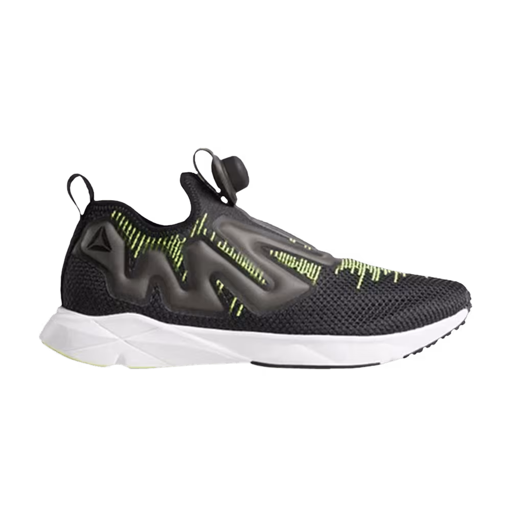 Reebok Pump Supreme EMB Black Neon Lime