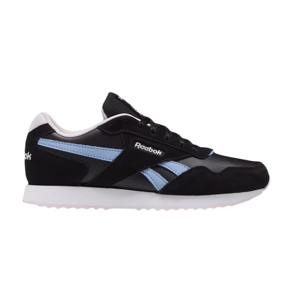 Reebok Women's Classic Harman Ripple Black Fluid Blue