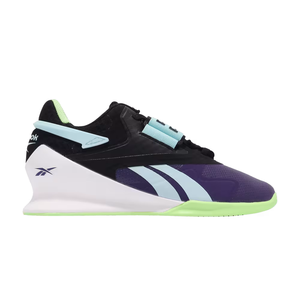 Reebok Women's Legacy Lifter 2 Dark Orchid Neon Mint