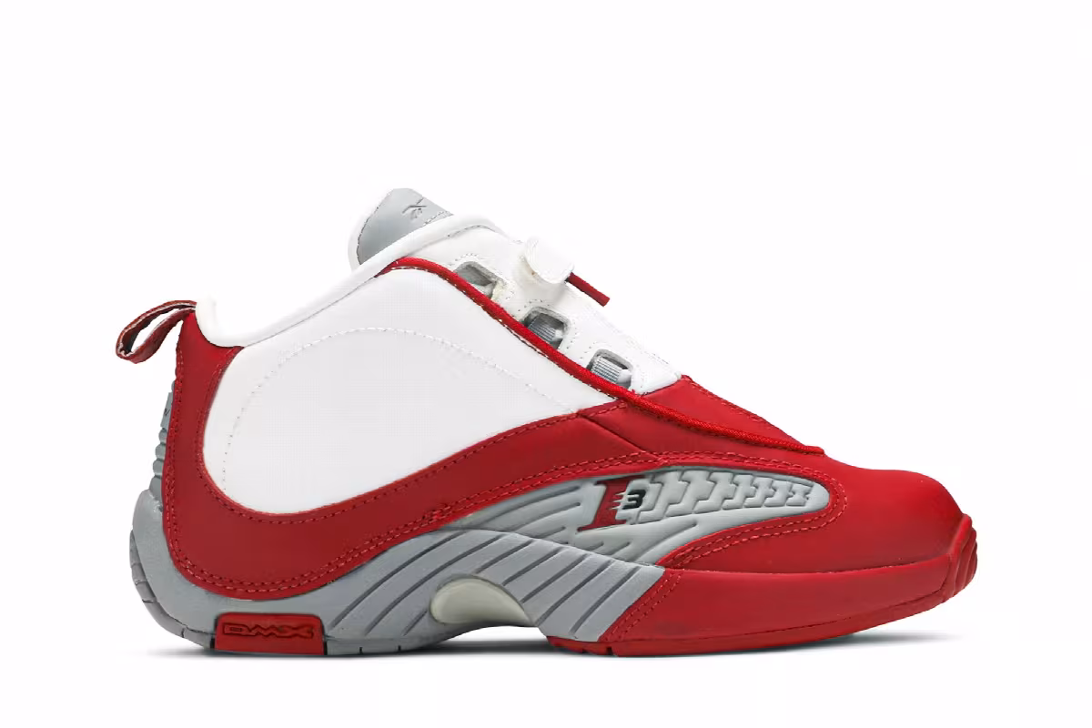 Reebok Answer 4 J Red Flat Grey, view 2