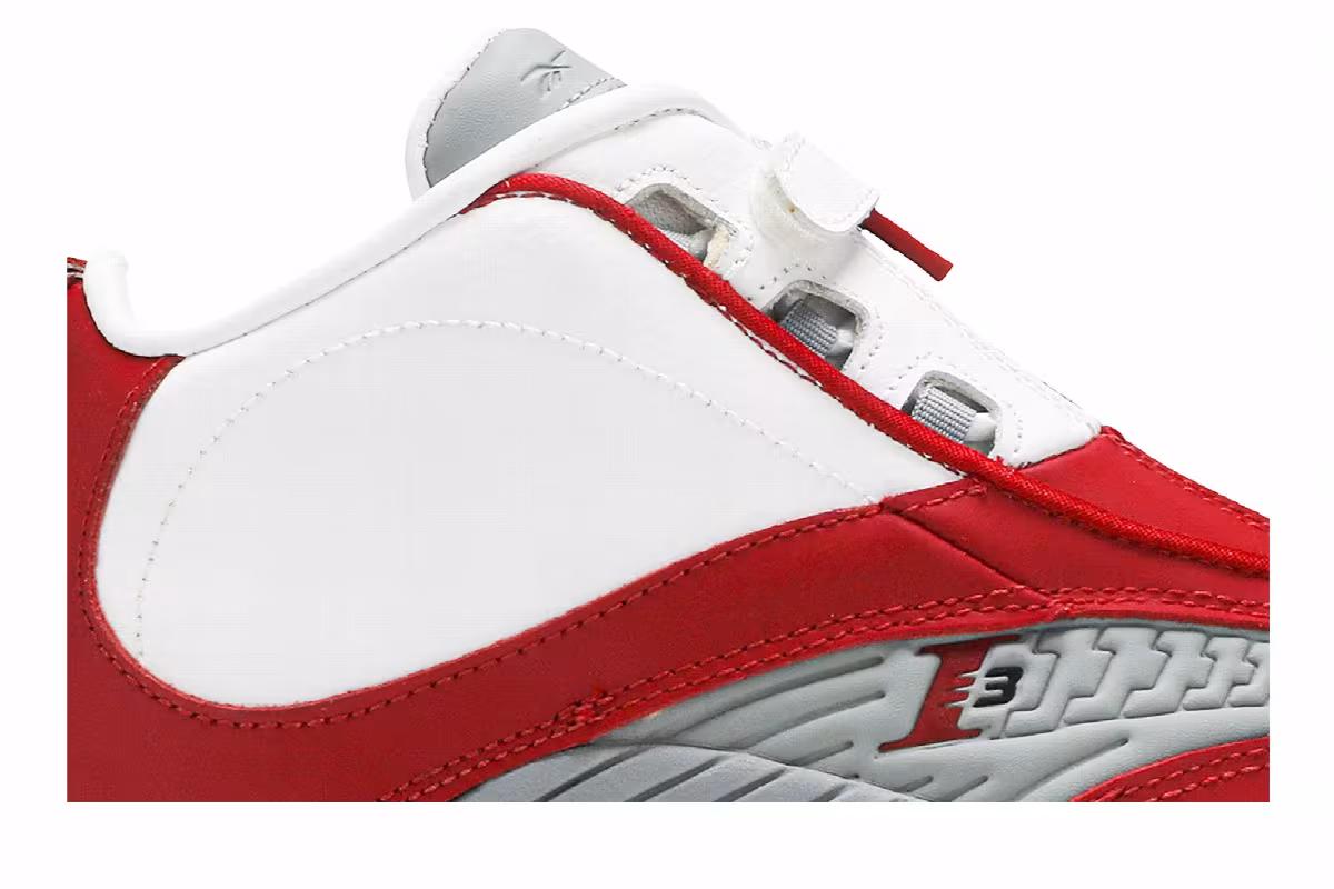 Reebok Answer 4 J Red Flat Grey, view 3
