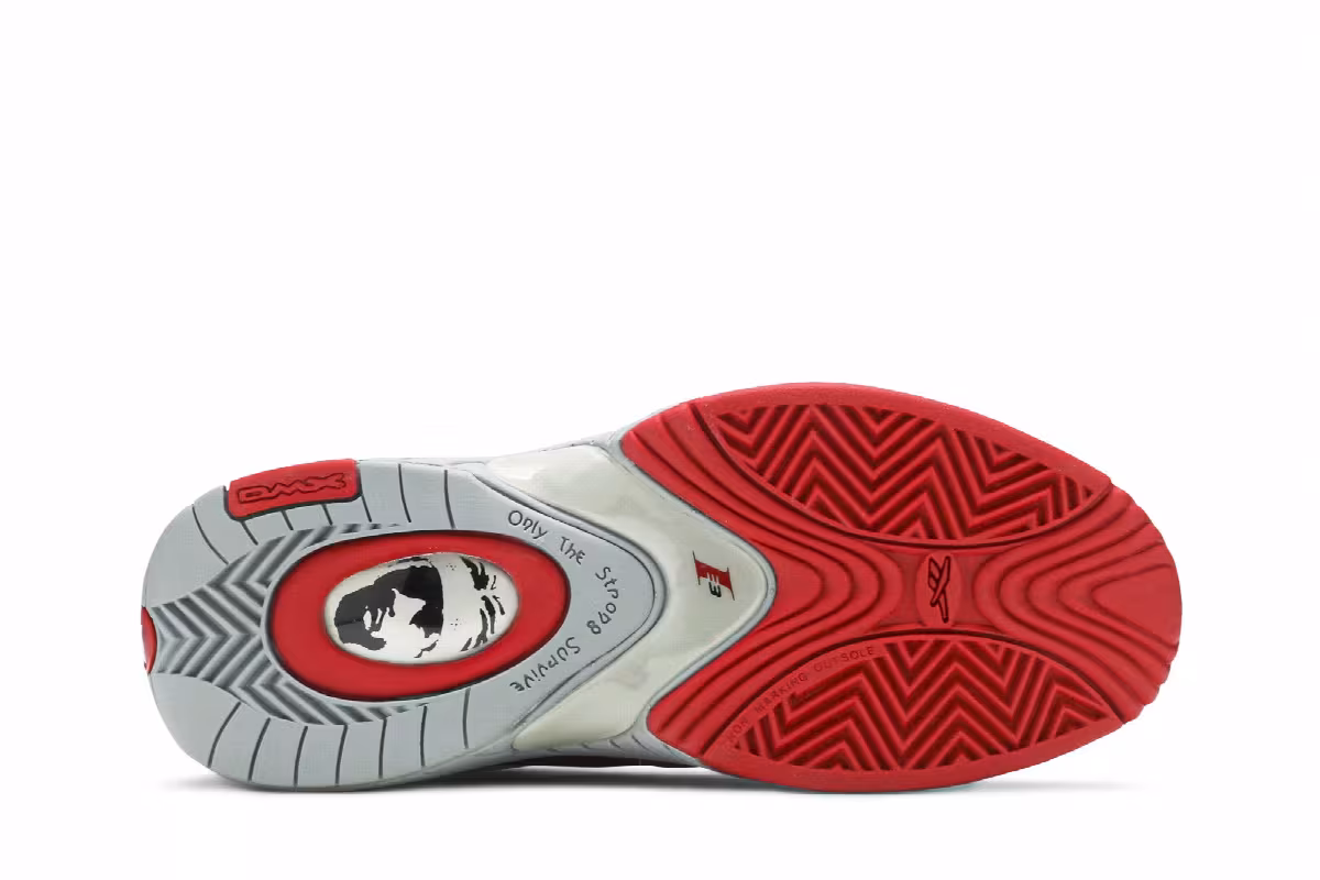 Reebok Answer 4 J Red Flat Grey, view 5