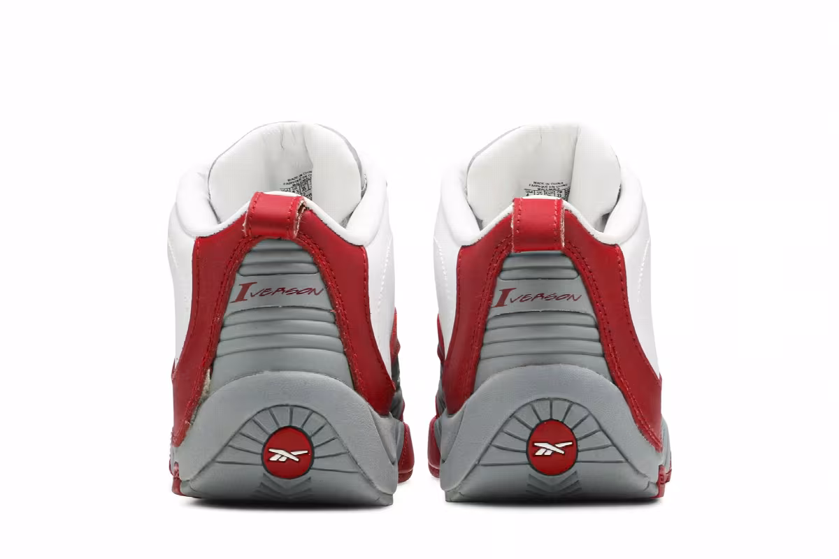 Reebok Answer 4 J Red Flat Grey, view 7