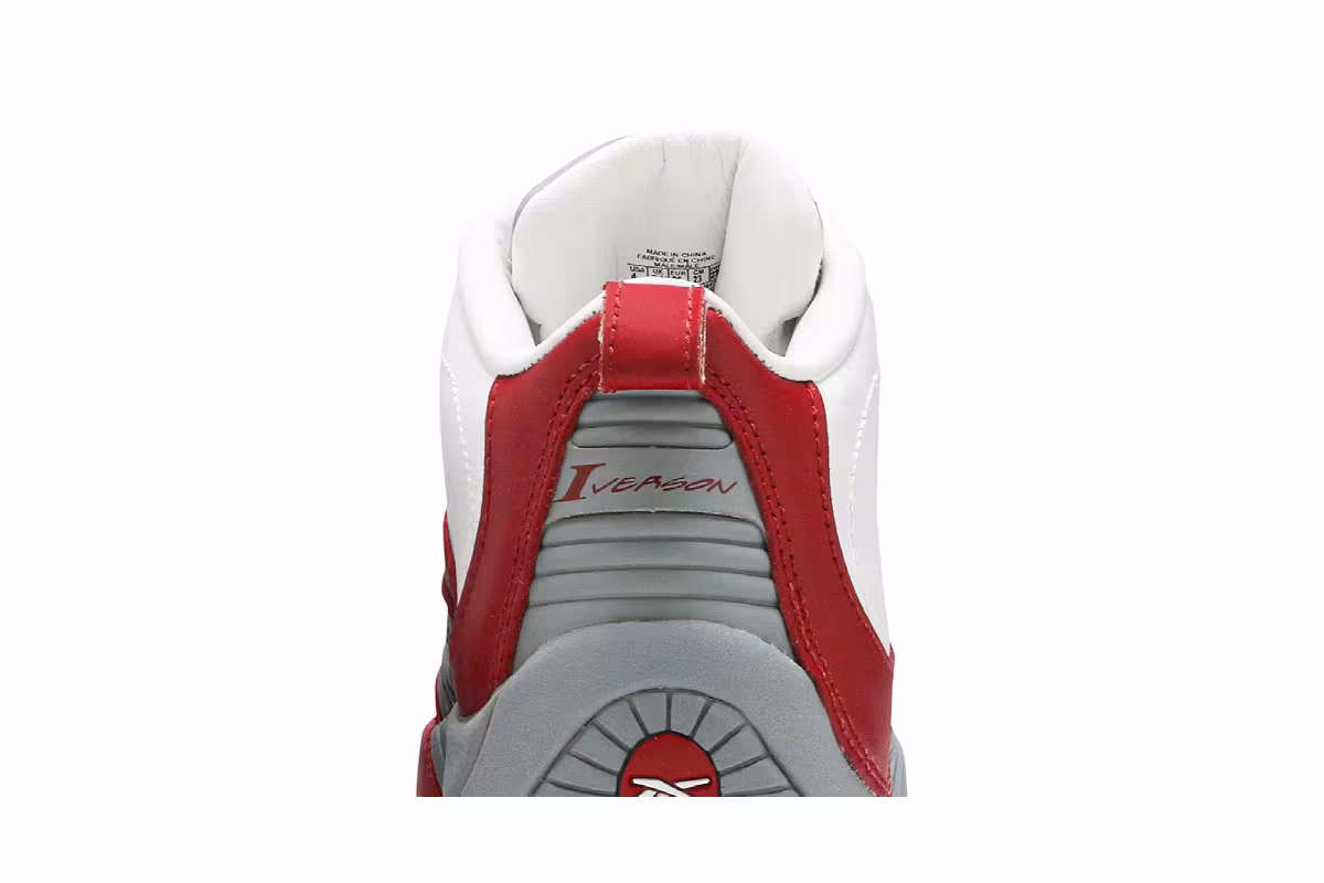 Reebok Answer 4 J Red Flat Grey, view 8