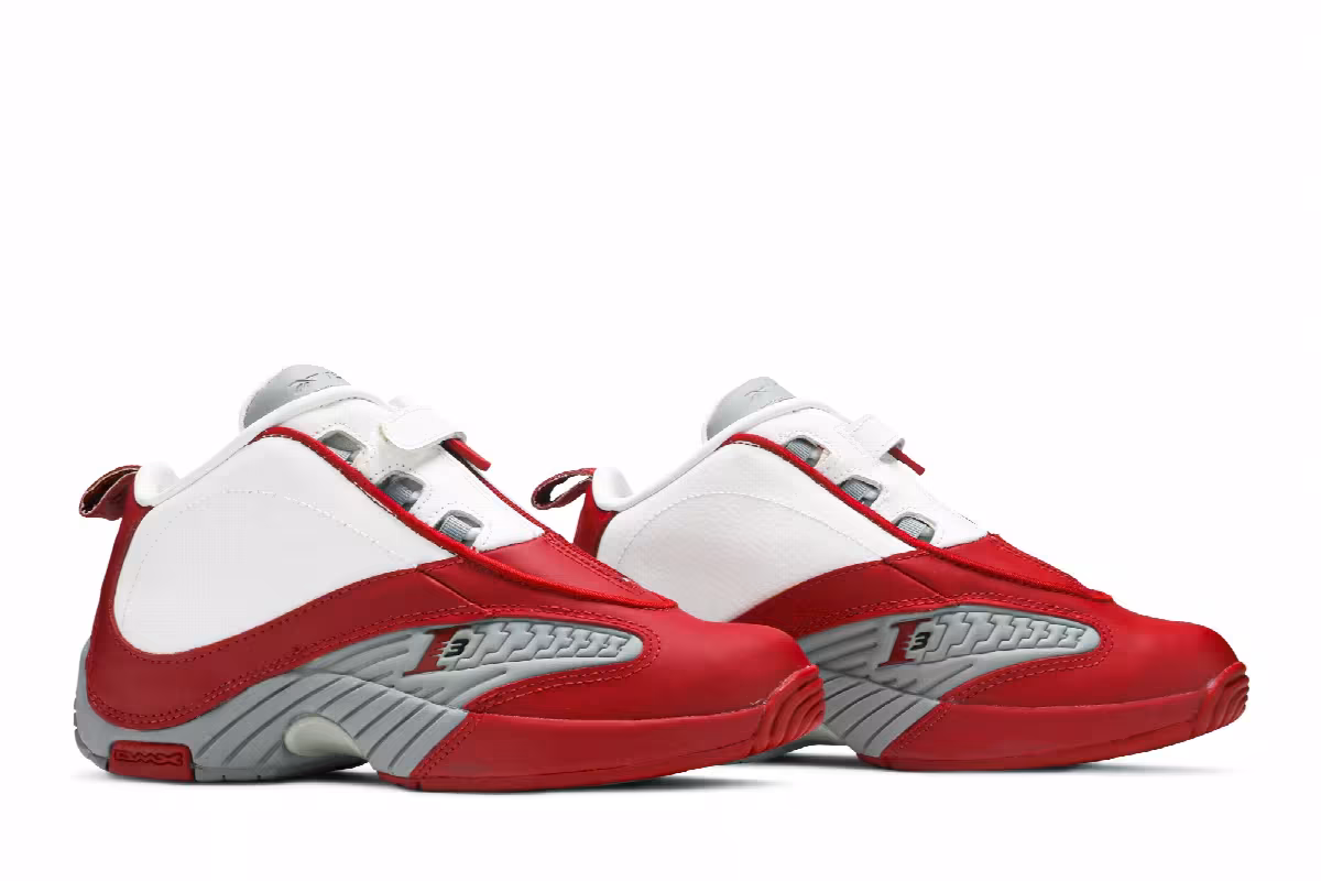 Reebok Answer 4 J Red Flat Grey, view 9