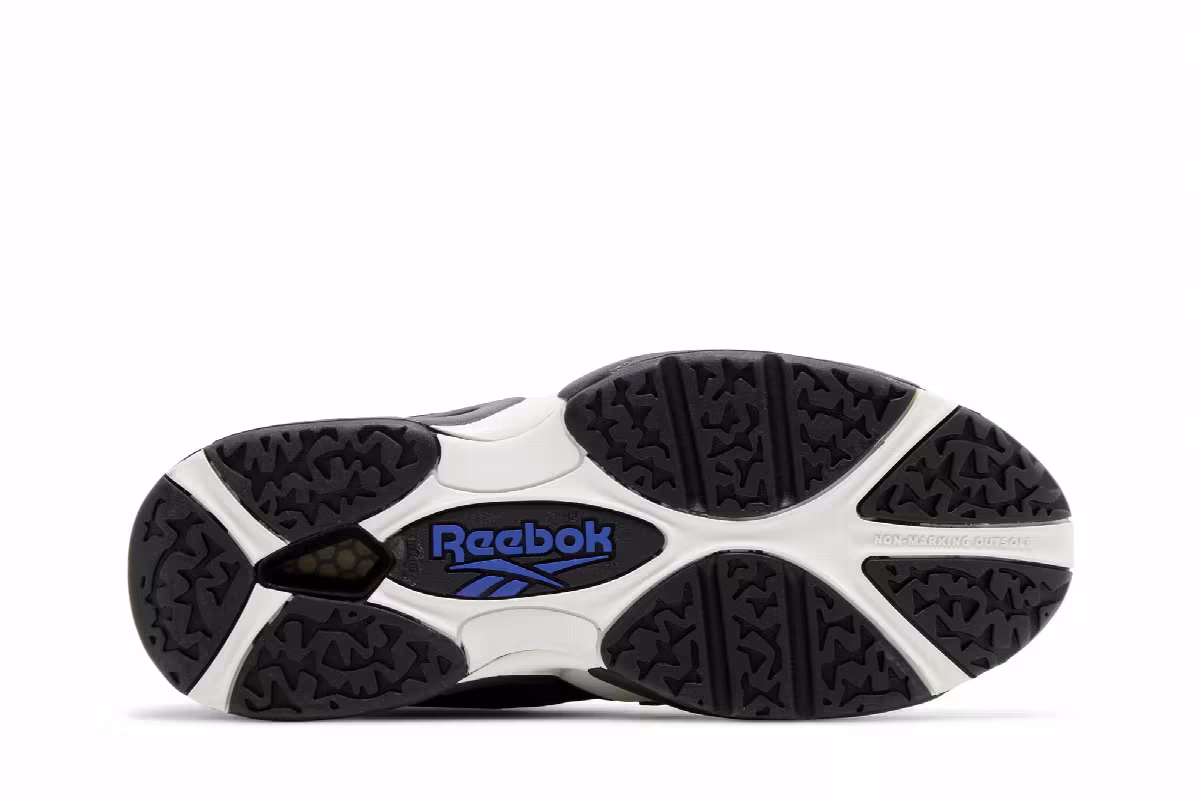 Reebok Kamikaze 1 Mid White Black Blue, view 5