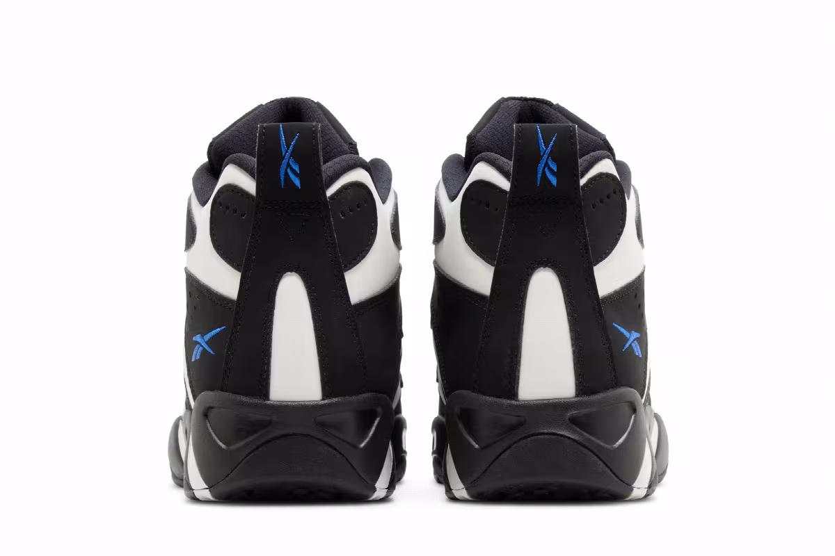 Reebok Kamikaze 1 Mid White Black Blue, view 7