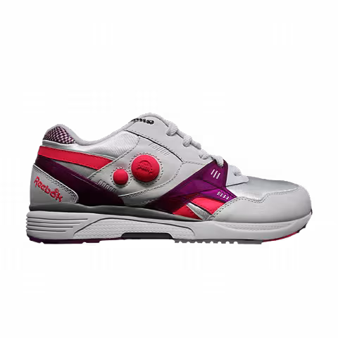 Reebok Pump Running Dual 'White Bright Purple Laser Pink'