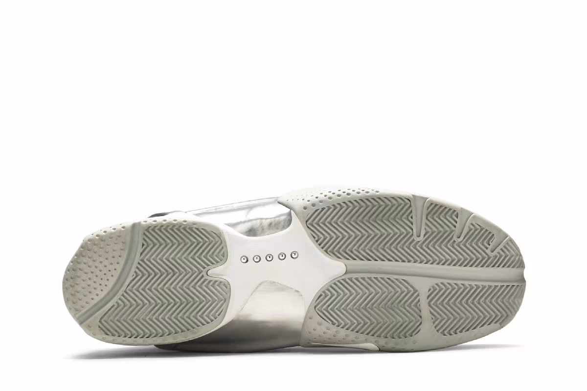Nike Air Payton 4 White Metallic Silver, view 5