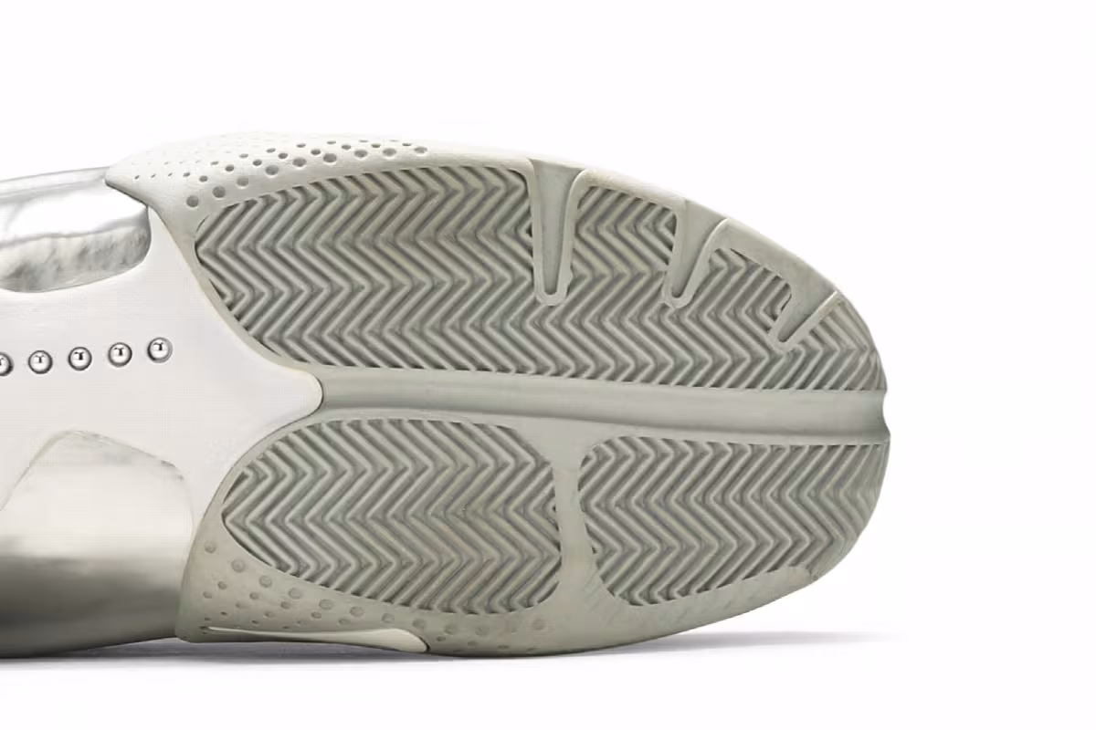 Nike Air Payton 4 White Metallic Silver, view 6
