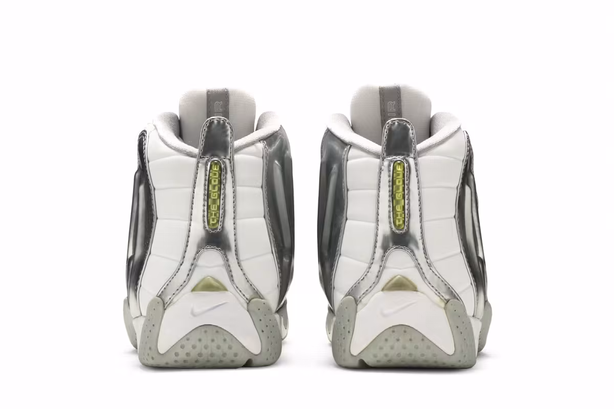 Nike Air Payton 4 White Metallic Silver, view 7
