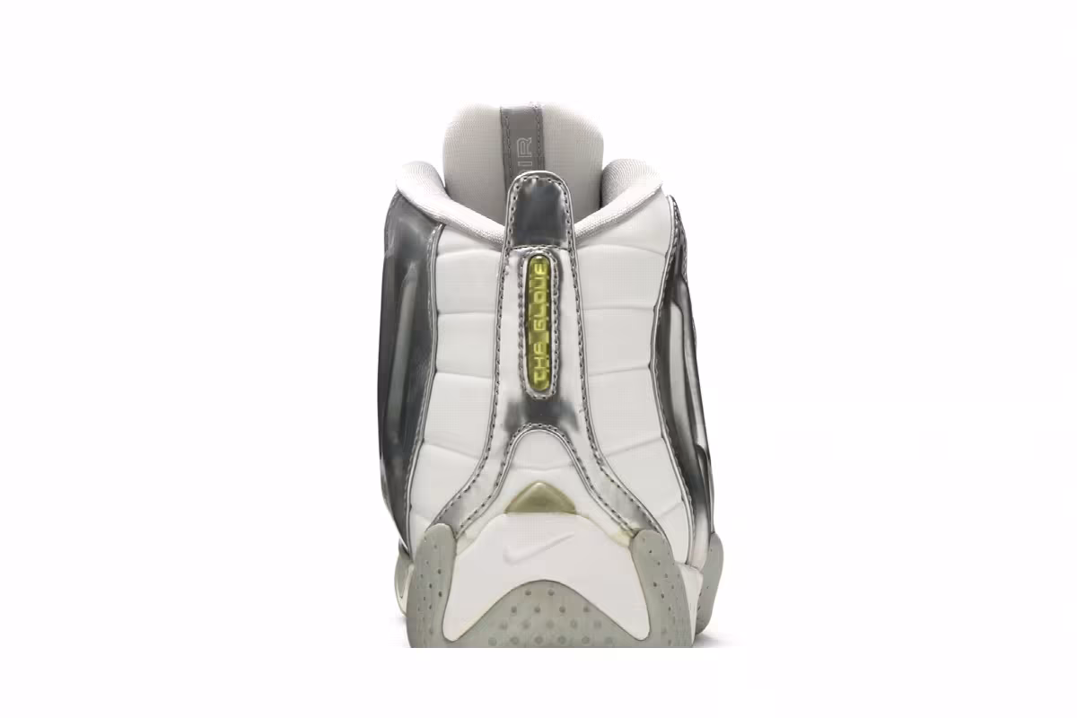Nike Air Payton 4 White Metallic Silver, view 8