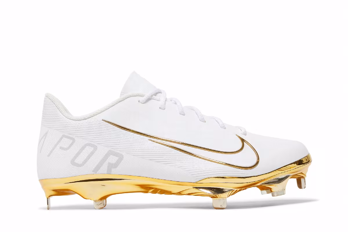 Nike Lunar Vapor Ultrafly Elite 3 White Metallic Gold, view 2