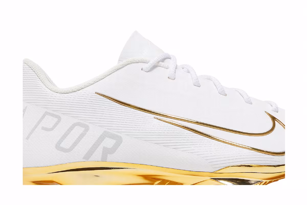 Nike Lunar Vapor Ultrafly Elite 3 White Metallic Gold, view 3