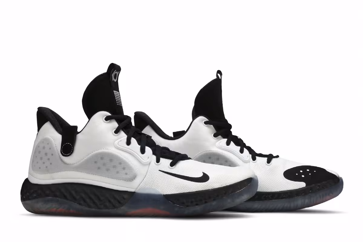 Nike KD Trey 5 7 White Black, view 9