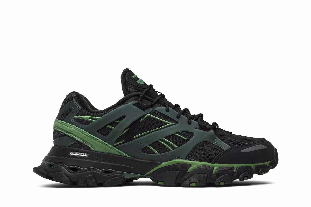 Cottweiler x Reebok DMX Trail Shadow Green, view 2